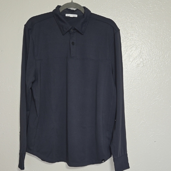 Men's Dark Gray Long Sleeve Shirt - Picture 1 of 5